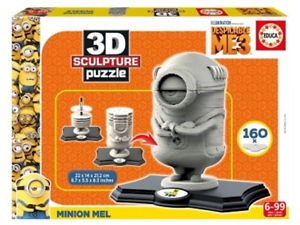 Educa ref. 17140 Puzzle 3D Sculpture Miniom Mel - Dendago