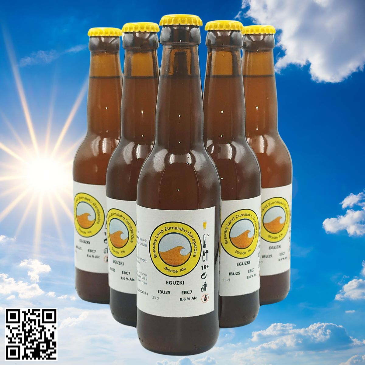 EGUZKI (Belgian Blonde Ale) >> Lote de 6 botellas de 33 cl - Dendago