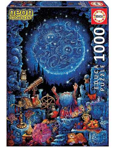El Astrólogo Neon Puzzle 1000 Piezas - Dendago