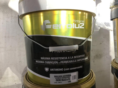 Emulsión fachadas Rojo Óxido de 15 litros - Dendago