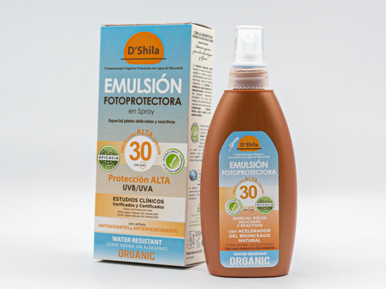 Emulsión fotoprotectora SPF30 Shila 200 ml