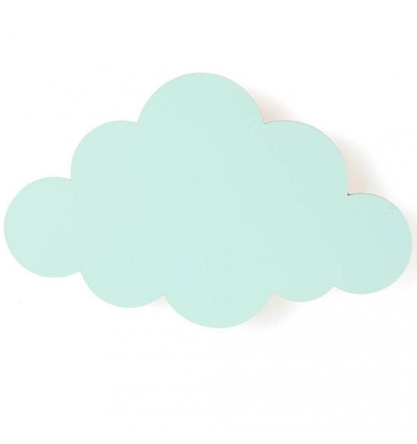Encantador aplique de pared con forma de nube en color Mint - Dendago