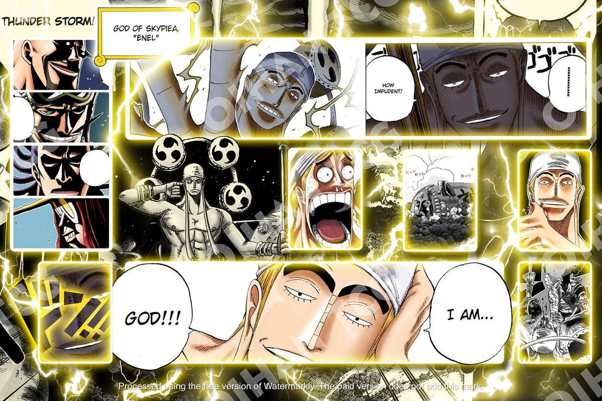 Enel - Playmat / One Piece - Dendago