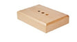 Expositor de madera natural para tres paraguas - Dendago