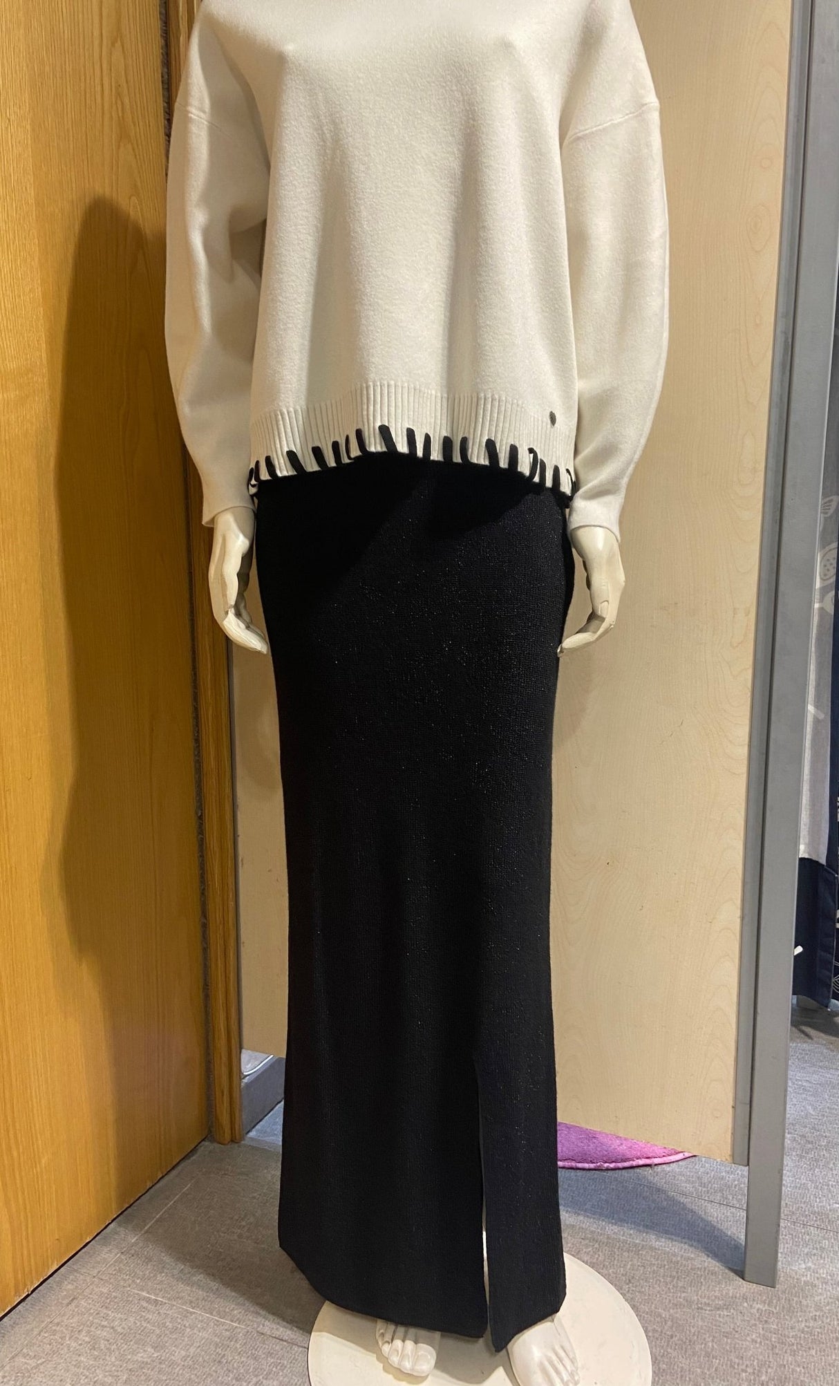 Falda con Brilli - Brilli en Negro - Dendago