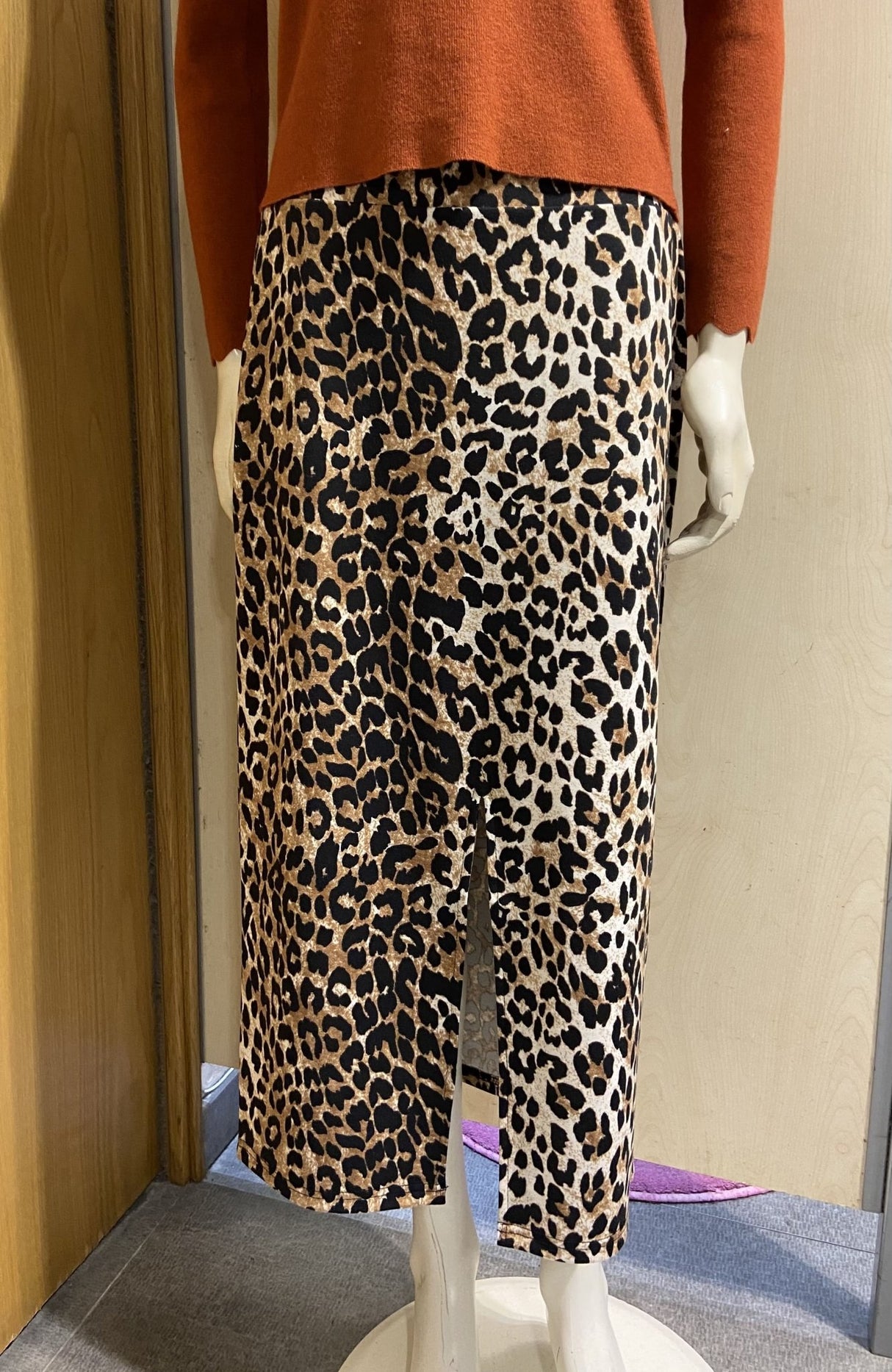 Falda Lapíz Leopardo - Dendago