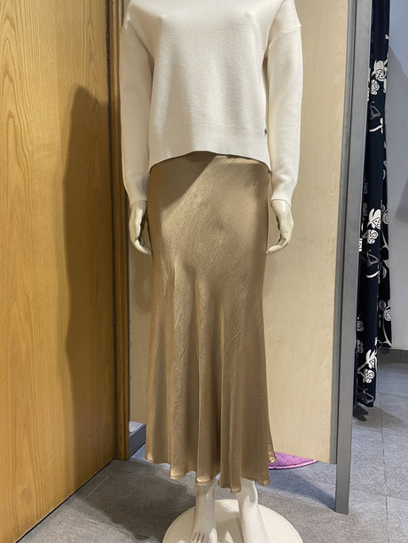 Falda satén Dorada - Dendago