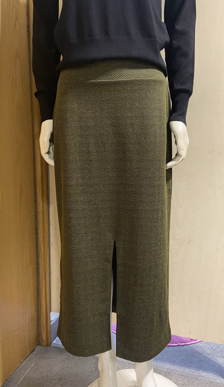 Falda Verde con detalles Negros - Dendago