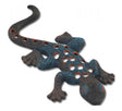 Figura de lagarto de hierro fundido pintado - Dendago
