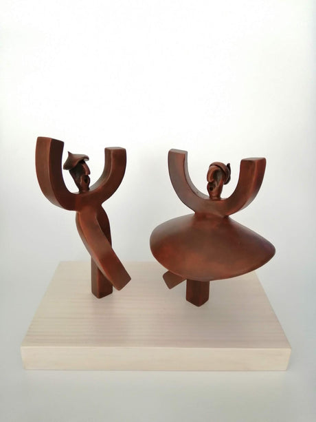 Figura Pareja de Dantzaris eta dantzariak - Dendago
