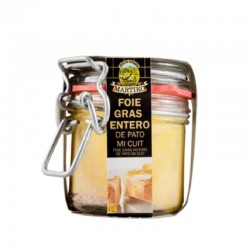 Foie Gras entero de pato Mi Cuit 130gr. (bote cristal) Martiko 1