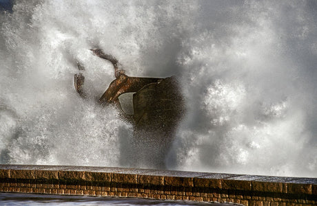 Fotografía País Vasco San Sebastián / Donostia El Peine del Viento1 75 X 50 cm - Dendago