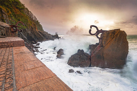 Fotografía País Vasco San Sebastián / Donostia El Peine del Viento2 75 X 50 cm - Dendago