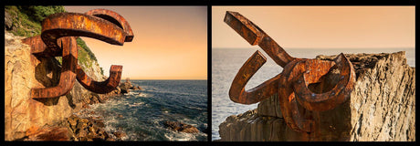 Fotografía País Vasco San Sebastián / Donostia El Peine del Viento4 75 X 26 cm - Dendago
