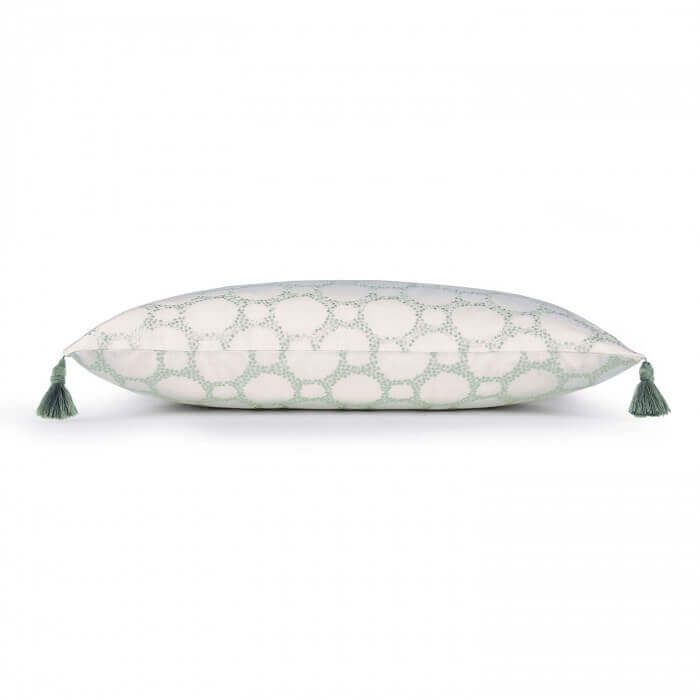 Funda de cojín Carces verde - Con Relleno - Dendago