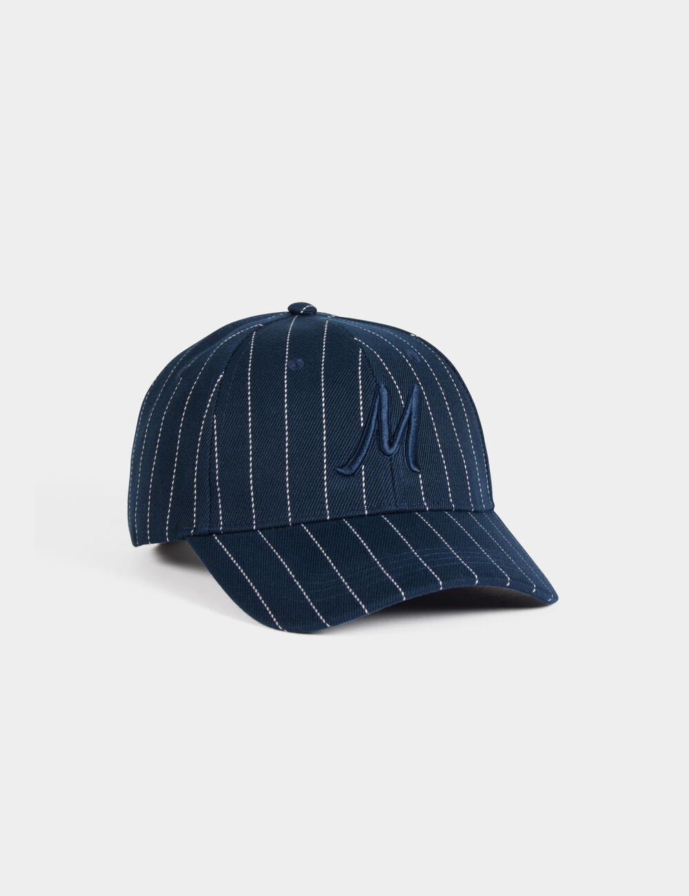 Gorra de rayas azul marino Morgan