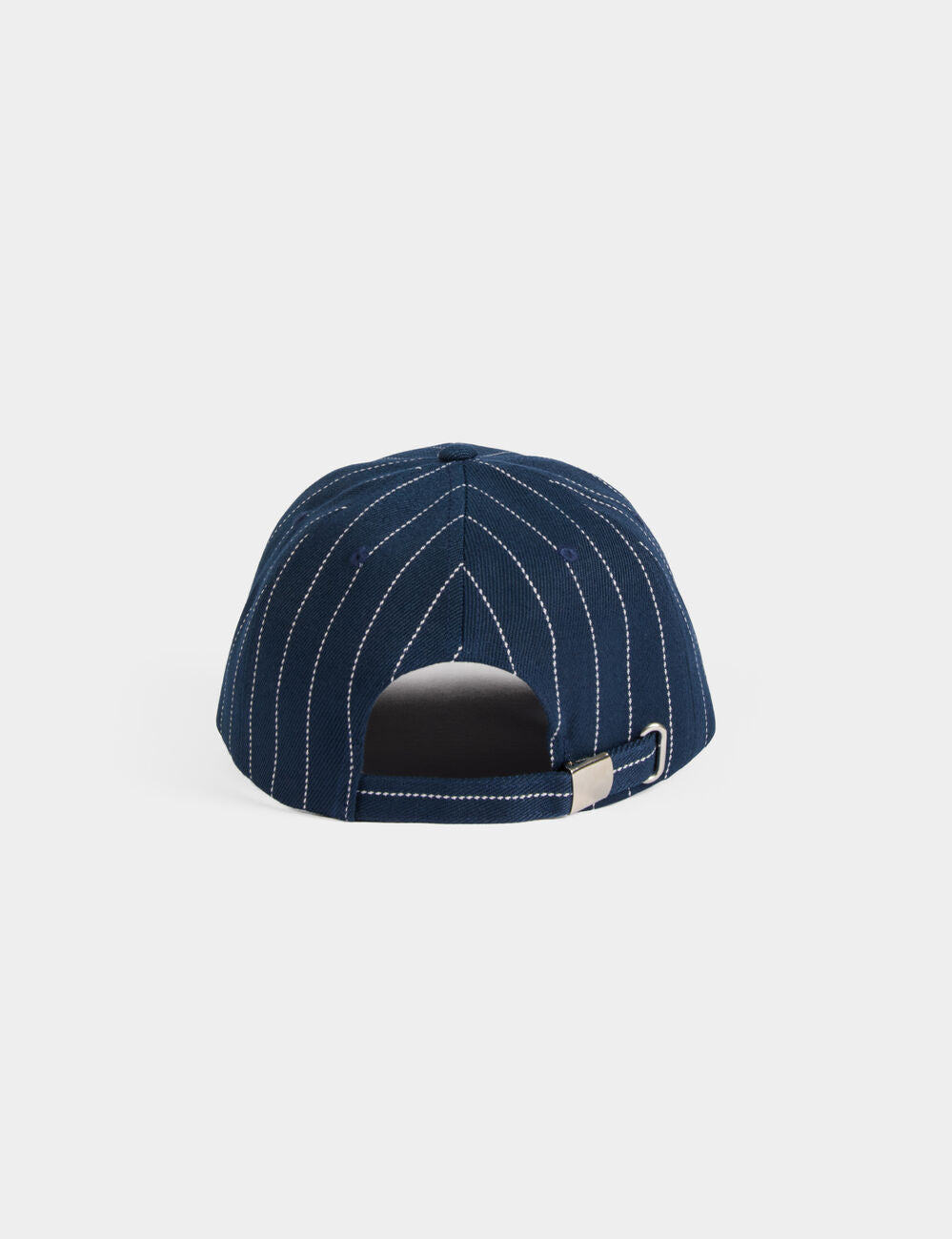 Gorra de rayas azul marino Morgan