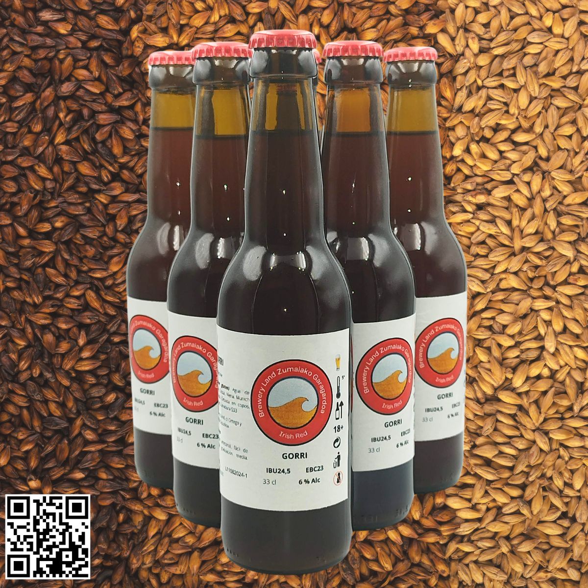 GORRI (Irish Red) >> Lote de 6 botellas de 33 cl - Dendago