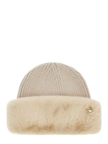 Gorro Beige Tous Con Pelo - Dendago