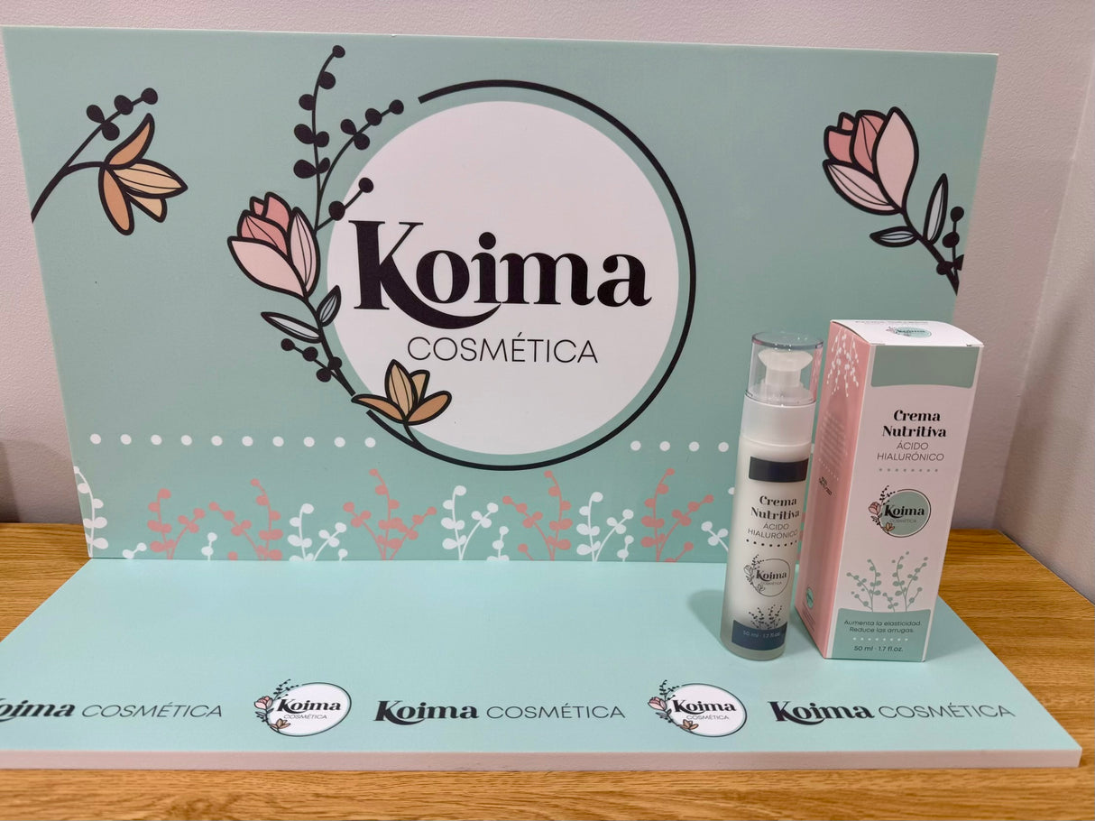 Crema nutritiva con acido hialuronica Koima cosmetica