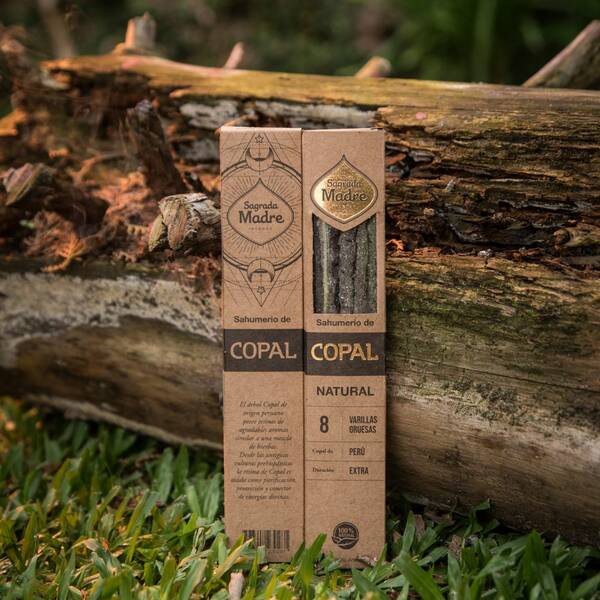 Incienso de Copal en cajita con 8 barritas - Dendago