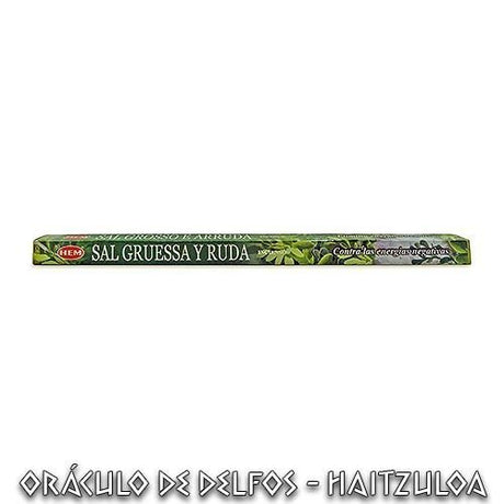 Incienso Hem Sal Gruesa y Ruda - Contra energias negativas - Dendago