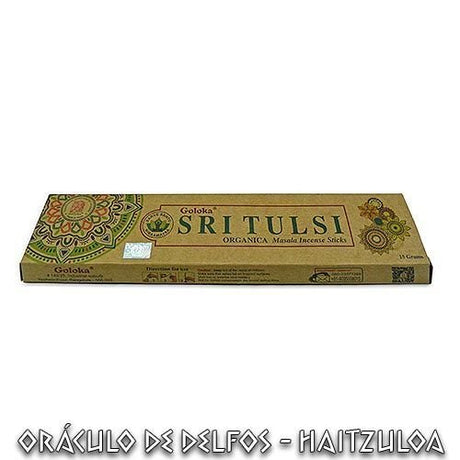 Incienso orgánico Goloka Sri Tulsi 15gr - Dendago