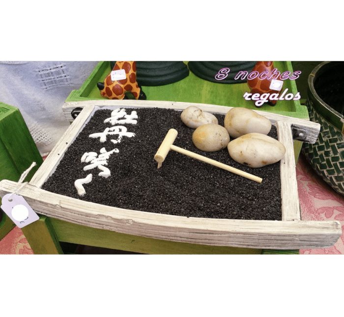 Jardín Zen de arena con aroma a lavanda - Dendago