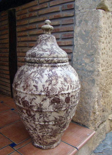 Jarrón de cerámica Sapporo de 75 cm alto - Dendago