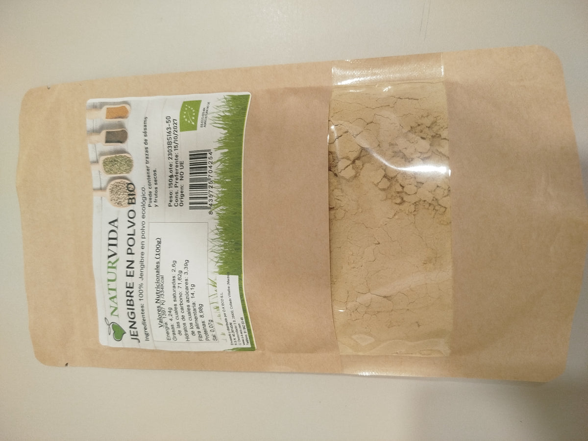 JENGIBRE BIO 150g NATURVIDA