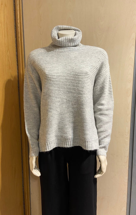 Jersey con cuello en Gris - Dendago