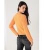 JERSEY DE CUELLO CAJA CANALE MULLIDO HILADURA EFECTO PELO - Dendago