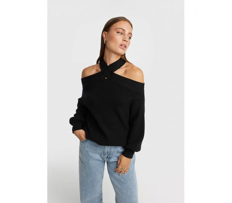 JERSEY NEGRO ALIX THE LABEL - Dendago