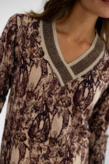 JERSEY FINO PRINT SERPIENTE BMB&CO