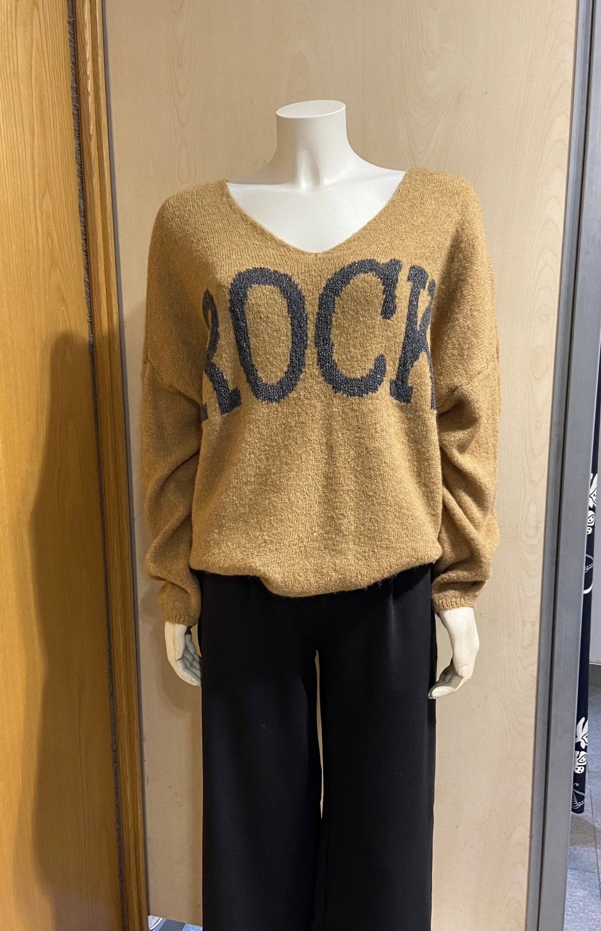 Jersey Rock en color Camel - Dendago