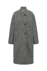 LOLLYS LAUNDRY ABRIGO DE BOUCLE GRIS KAYA
