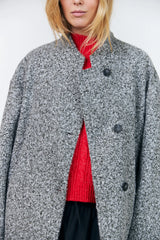 LOLLYS LAUNDRY ABRIGO DE BOUCLE GRIS KAYA
