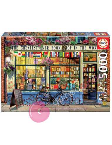 La mejor librería del mundo Puzzle 5000 piezas - Educa - Dendago