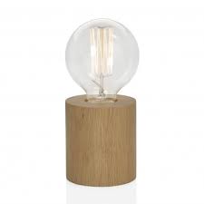 Lámpara de mesa de madera - Dendago