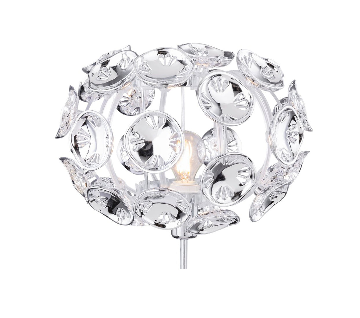 LÁMPARA DE MESA METAL CROMADO - Dendago