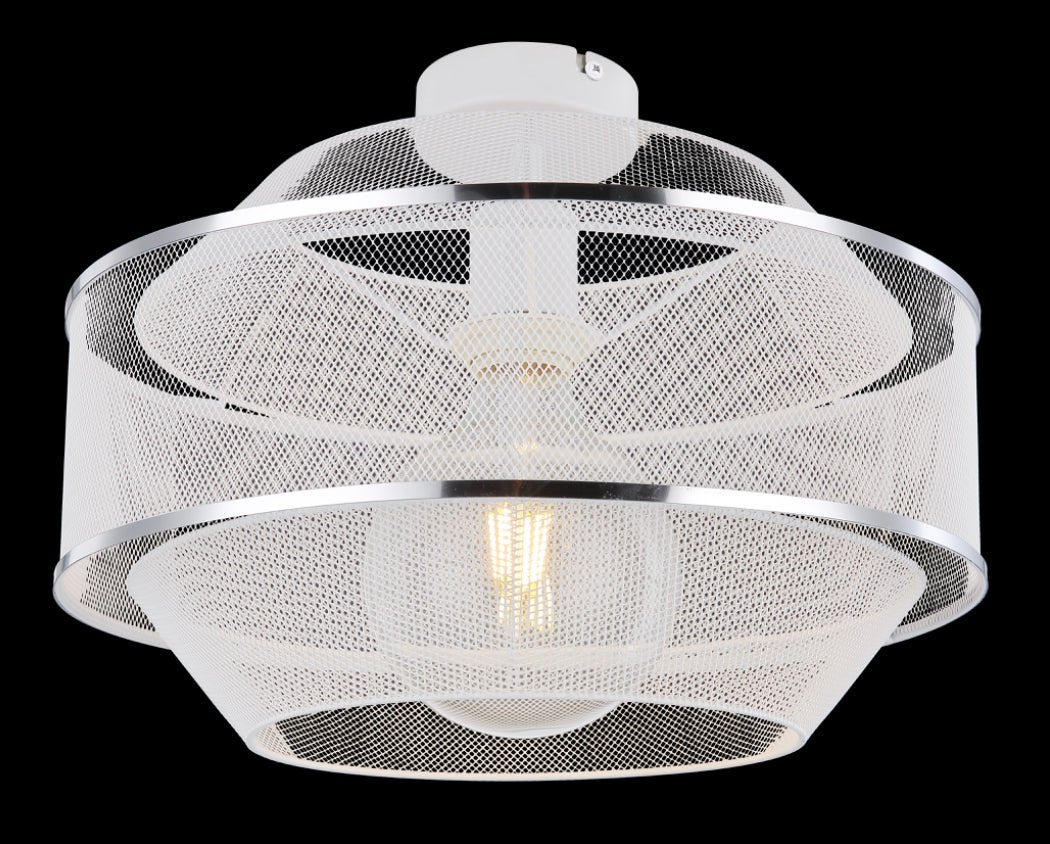 LÁMPARA DE TECHO METAL BLANCO - Dendago