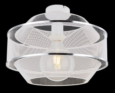 LÁMPARA DE TECHO METAL BLANCO - Dendago