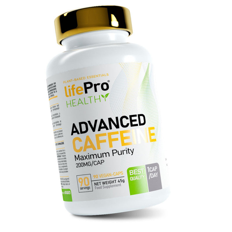 Cafeína Advanced Caffeine 200mg 90 Vegancaps LIFE PRO NUTRITION