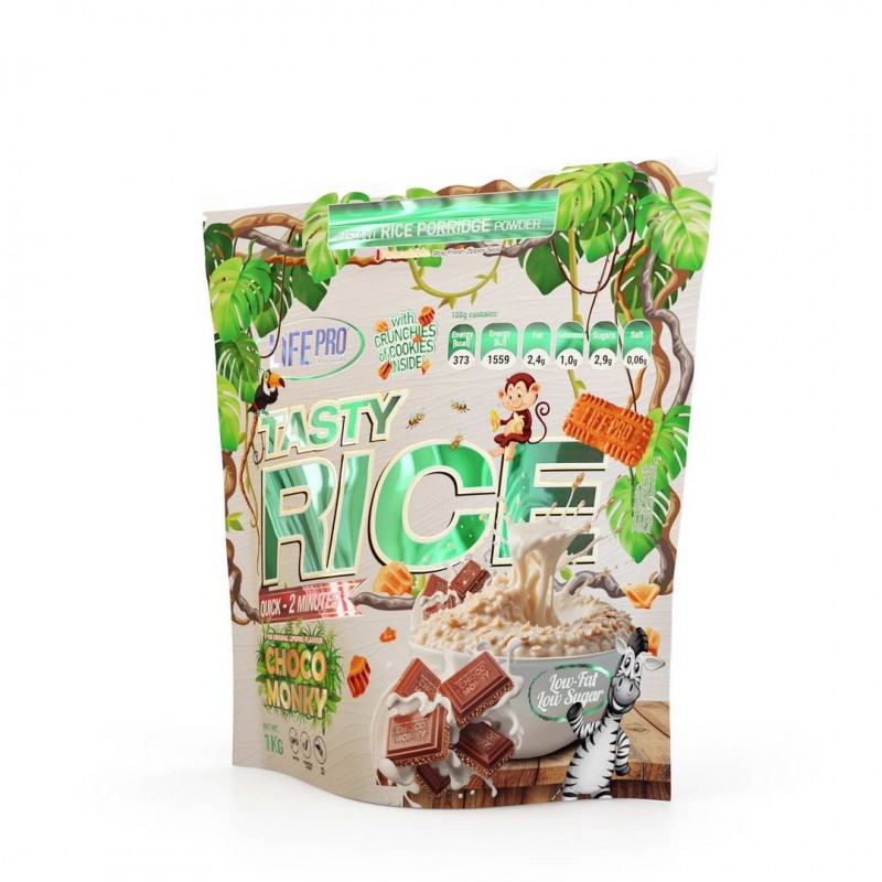 Harina de Arroz Choco Monky 1kg LIFE PRO NUTRITION