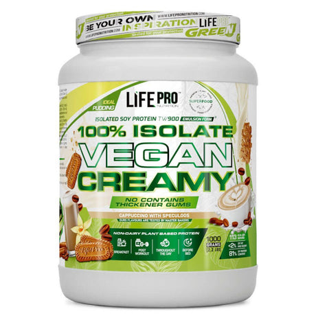 Proteina Isolate Vegan Creamy 1kg LIFE PRO NUTRITION