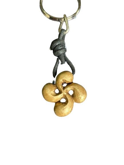 Llavero Lauburu tallado - Dendago