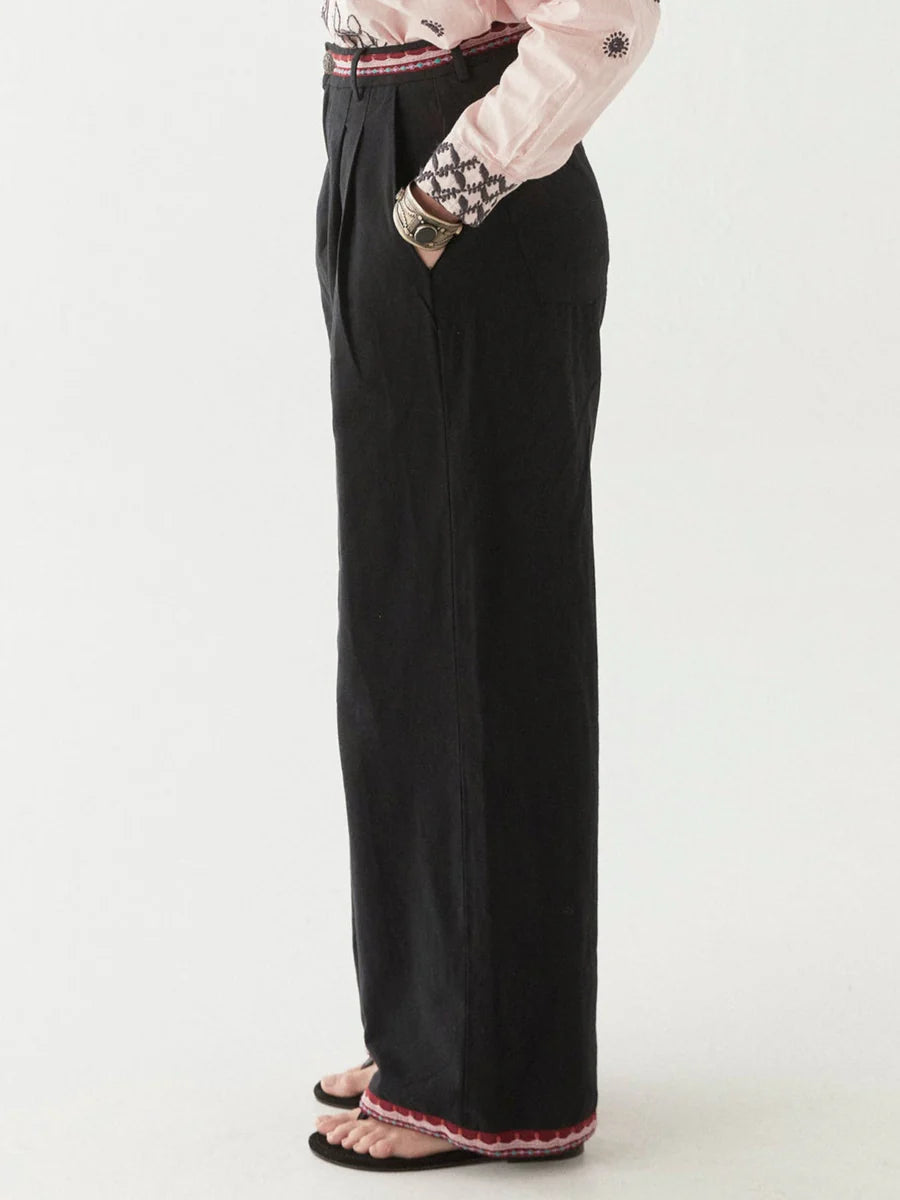 MAISON HOTEL PANTALON LINO MARINO LOLO BENIRRAS