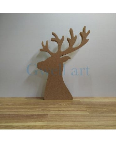 madera Cabeza Reno 25cm 1
