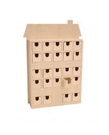 Madera Calendario Adviento Casa 2