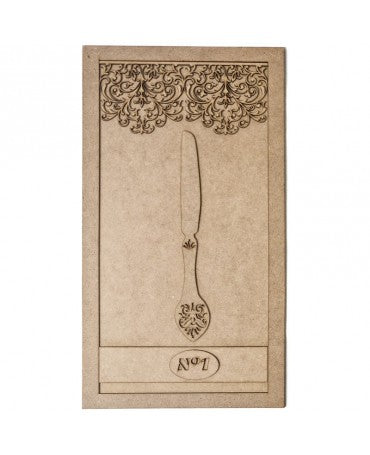 Madera Cuadro cuchillo 45x25cm 1